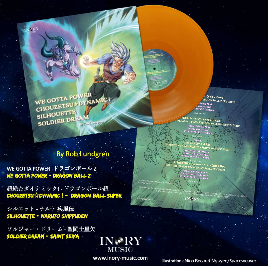 45T EP Saint Seiya / DBZ / Dragon Ball Super / Naruto Shippuden